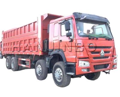 China Cheapest price used howo dump trucks Tipper Truck 8x4 40T dumper van dumptruck for sale > 8L for sale