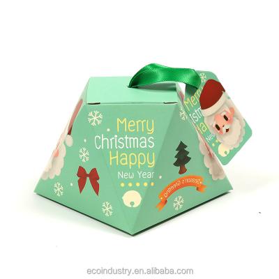 China Recycled Santa Old Man Present Small Creative Gift Box New Christmas Gift Box Materials Gift Packing Box Creative Christmas for sale