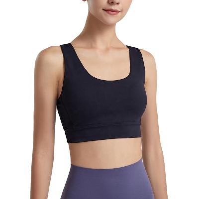 China QUICK DRY sports bra with shockproof back betrayal working for sale