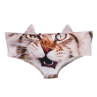 China Antibacterial printed panties with the animal for sale