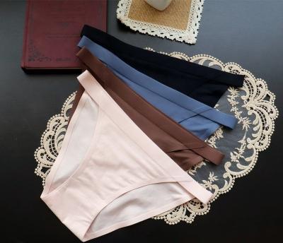 China Antibacterial Show Solid Colors Floral Printed Panties for sale