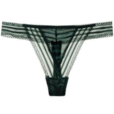 China Antibacterial Women's Ribbon Lace Bow Panties for sale