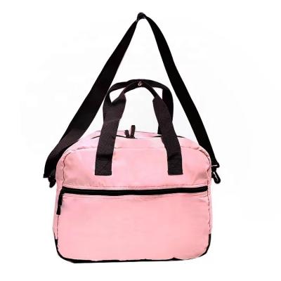 China Fashion Travel Tote Bag Pink Travel Bag Waterproof Material Women for sale