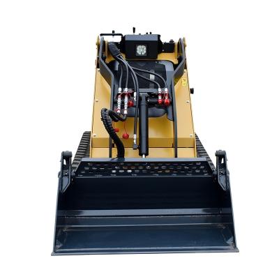 China Hotels factory hot skid steer loader with shovel brush snow plow with attachments snow thrower with competitive price for sale