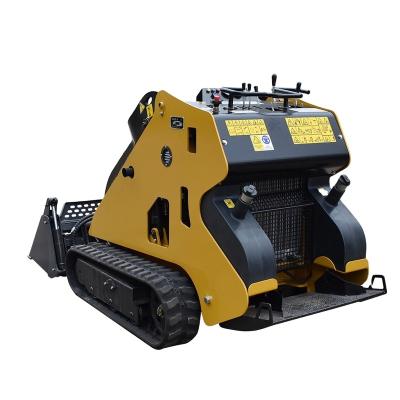 China Diesel Power Tracked Full Line Change Attachments Compatible Mini Stand On Skid Steer Loader for sale