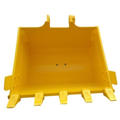 China Hard Excavator Standard Wear Resistant Bucket With Tooth for sale