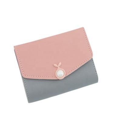 China Direct Selling Waterproof Wholesale Korean Style Girl Wallet Hot-selling Small Size Women Purse Bag for sale