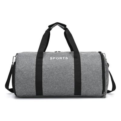 China Portable Custom Waterproof Logo Large Capacity Gym Duffel Bag With Shoe Compartment for sale