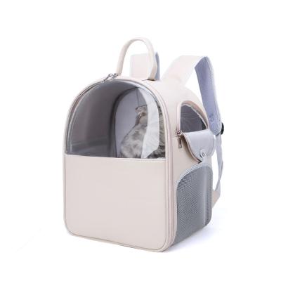 China Space Capsule Cat Bag Go Out Portable Large Capacity Breathable Cat And Dog Backpack Viable Pet Bag Carrier for sale