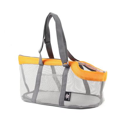 China Sample Viable Free Panorama Breathable Dog Outside Large Capacity Pet Cat Dog Portable Folding Pet Bag Carrier for sale