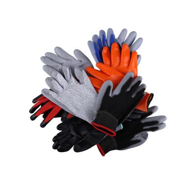 China Protection Cut Food Grade Heavy Duty Nylon PU Industrial Gloves for sale