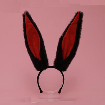 China Fashion Animal Hair Accessories Rabbit Ears Halloween Party Headdress for sale