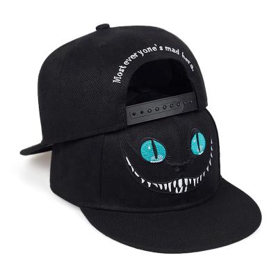 China JOINT Custom Woven Patch 5 Panel Mesh Snapback Trucker Hat Halloween Cute Hat for sale