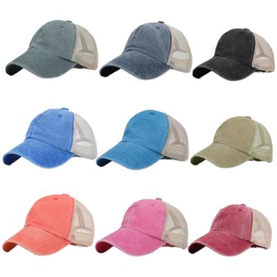 China COMMON Style Mesh Custom Hat Mesh Trucker Hat Fashion New Style Hat Baseball Character for sale