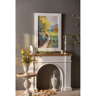 China Hand Painted Abstract Oil Wall Decor Painting Wall Frame Picture Flowers Paintings For Decoration for sale