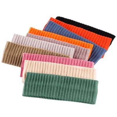 China Knit Fabric Yuetong 2020 New Styles Ribbed Wide Elastic Cotton Headband Ladies Hair Bands Sport Headband Accessories For Women for sale