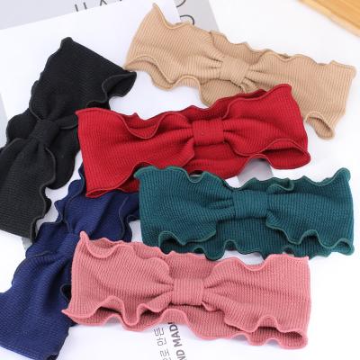 China Fabric 2020 Knitted Wide Edge Overlock Lady Bandage With Multiple Knot Color Options for sale