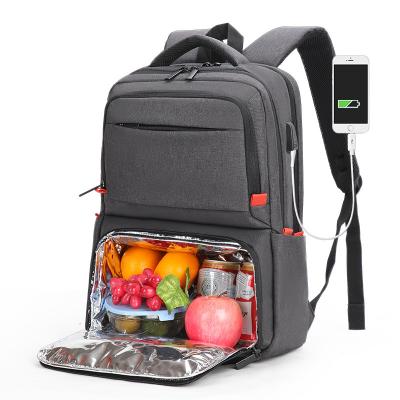 China Fashion Camino Gym Foil Waterproof Food Lunch Box Bag Insulated Foil Bags With Cooler Compartment for sale