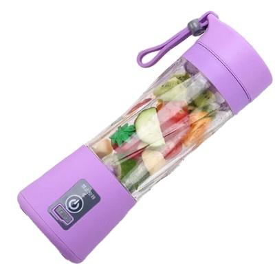 China Child Protection Available With Extra Cost Mini Home Usb 6 Blades Juicer Blender Rechargeable Portable Fruit Juice Blender for sale