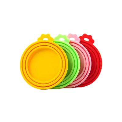 China Non Spill Tops BPA Free Can Covers , Pet Food Cans Universal Silicone Can Lids for sale