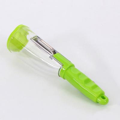 China New Type Kitchen Scraper Household Splatter Proof Kitchen Simple Home Tools Peeler Storage Peeler for sale