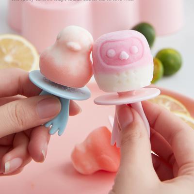 China Mini Sustainable Homemade Silicone Sorbet Household Popsicle Mold Ice Cream Mold for sale