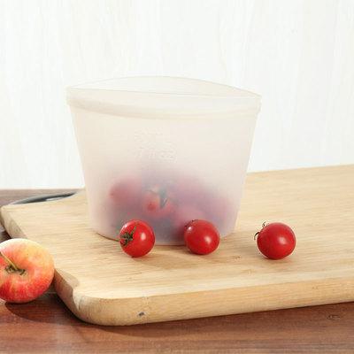 China Modern Home Kitchen Reusable Silicone Food Storage Bag BPA Free Silicone Food Bags Zipper Storage Bag For Keeping Foods Fresh for sale