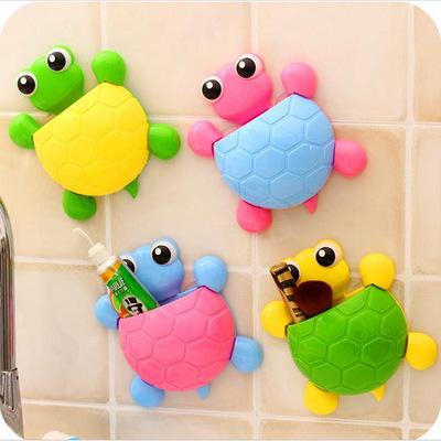 China Beautiful Modern Popular Creative Design Storage Bathroom Animal Colorful Wall Mounted Toothbrush Holder for sale