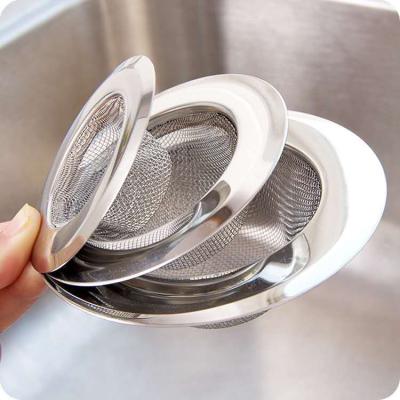 China Stainless Steel Sink Water Tank Lid Kitchen Sink Strainer Catch Waste Plug Filter Plug Cover for sale