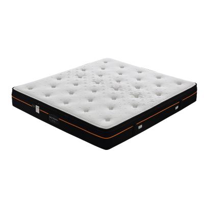 China Hypoallergenic High Density Vacuum Packed Self Inflating Five Star Hotel Hybrid Mattress Manufacturer for sale