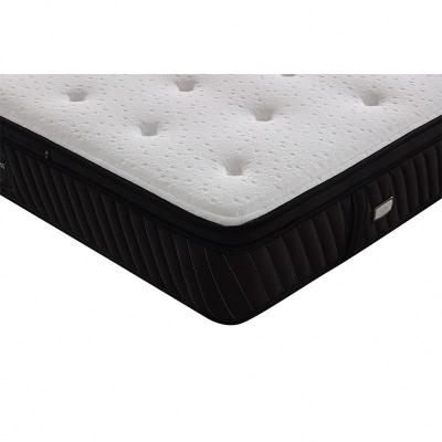 China Hypoallergenic Custom Size Deep Sleep Box Spring Antimicrobial Proper Bed With Mattress for sale