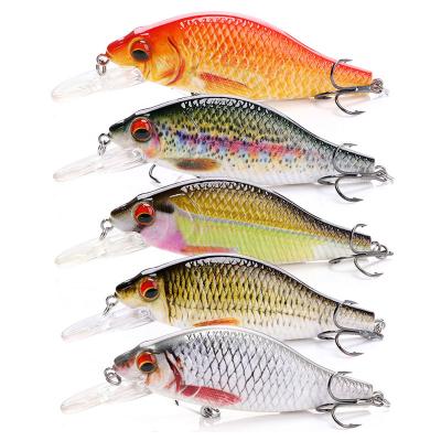 China Realistic Vivid Action Fish Accessories Swimming 3D Eyes Steel Ball Inside Artificial Jerkbait Fishing Lure Minnow Custom Hard Lures for sale