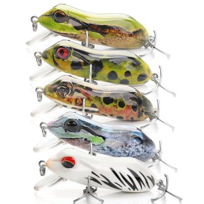 China ABS VTAVTA Plastic Best Selling Soft Rubber Frog Fishing Lures Plastic Handmade Frog Lures Soft Lure for sale