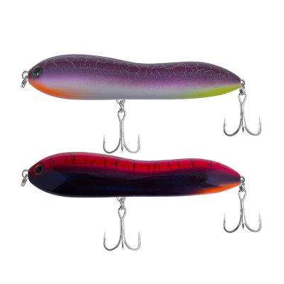 China Wholesale ABS plastic body floating fishing lure topwater pencil prime 90mm pencil 14g hard proberos fishing lures for sale