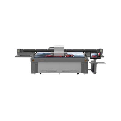 China Garment Shops Multifunctional large format flatbed printer UV 2513 model digital inkjet high safety level printing machine for sale