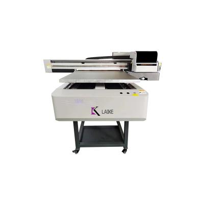 China Garment Shops High Quality Lk UV 6090 A1 cylindrical and flatbed printer glass bottle tiles pen wooden box printing machine 600mm*900mm for sale