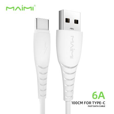 China Maimi X39 Type C 1m Super Soft Data Cable 3A USB Data Cable MP3/MP4 Player Super Charging Cable for sale