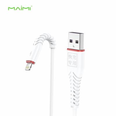 China Etc.electronic product Super fast charging Maimi X16 1M fold 5A heavy duty data cable 1m charging i phone usb data cable for sale