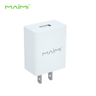 China Maimi C43 2.1A Mobile Phone Charger Black White US EU Charger For Smart Phone Charger Single 10W USB Adapter for sale