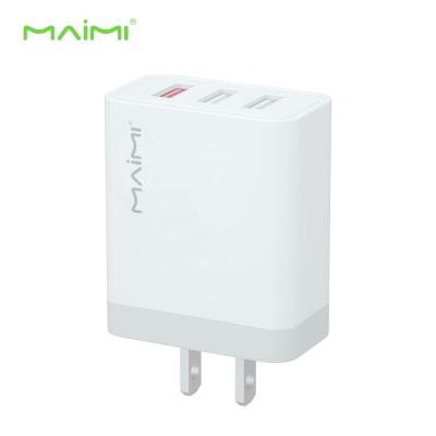 China Maimi C65 Mobile Phone 30W 3USB Fast Charger/QC3.0 For Smart Phone Fast Charger USB Wall Adapter/Adapter Power Supply for sale