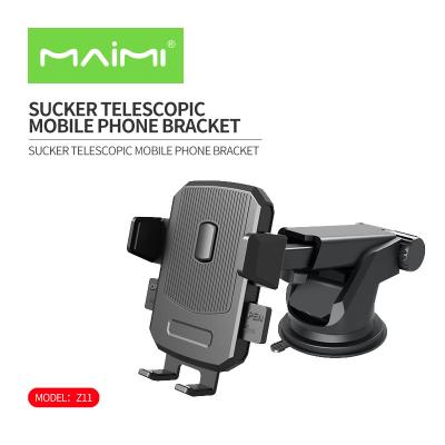 China Maimi Z11 Adjustable Mechanical Mobile Phone Holder For Mobile Phone Smart Bracket Strong Reusable Squishy Dashboard Car Phone Chassis for sale