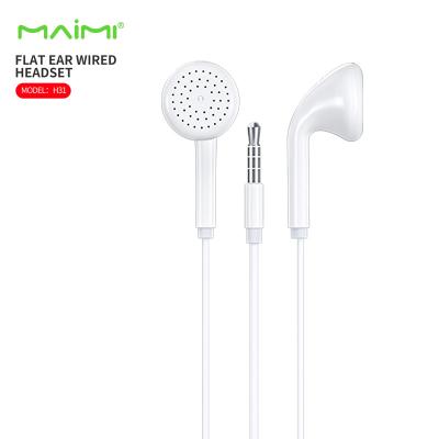 China In-ear Maimi H31 Stereo Music Headset 3.5MM Plug Earphone for iPod for HUAWEI MI etc.smart phone, in-ear wired headset for sale