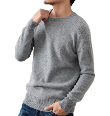 China new winter fashionable Anti-wrinkle sweater sweater cashmere thick crew neck top knit sweater for male for sale