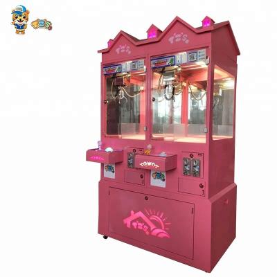 China Metal cabinet with car paint plush toy crane game gift game machine coin operated doll crane claw selling game machine doll machine for sale