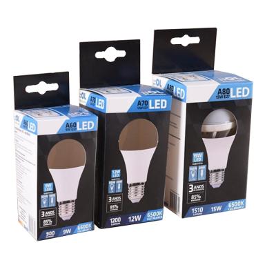 China Custom Hot Sale Full Color Printed Led Light Bulb Packaging Box Recyclable for sale