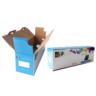 China Recyclable Custom Hot Selling Full Color Printed Toner Cartridge Packing Box for sale