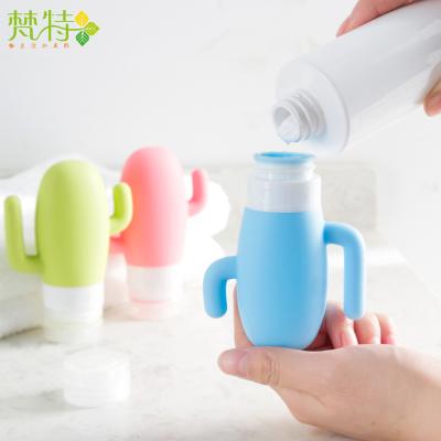 China Durable Silicone Travel Squeezable Cute Bottle Set Shampoo Travel Bottles for sale