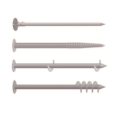 China Industrial Ground Solar Anchor Bolt Galvanized Steel Solar Ground Screw Ground Solar Anchor Bolt for sale