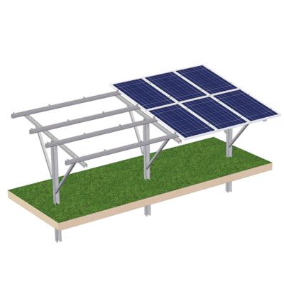 China Anodized Aluminum Simplify Installation Galvanized Steel Solar Pile Ground System Structure Solar Mounting for sale