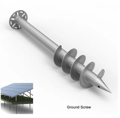 China Steel Earth Screws Steel Ground Screw Ground Anchor Ground Screw Pile Earth Screw Galvanized Pile Anchor for sale